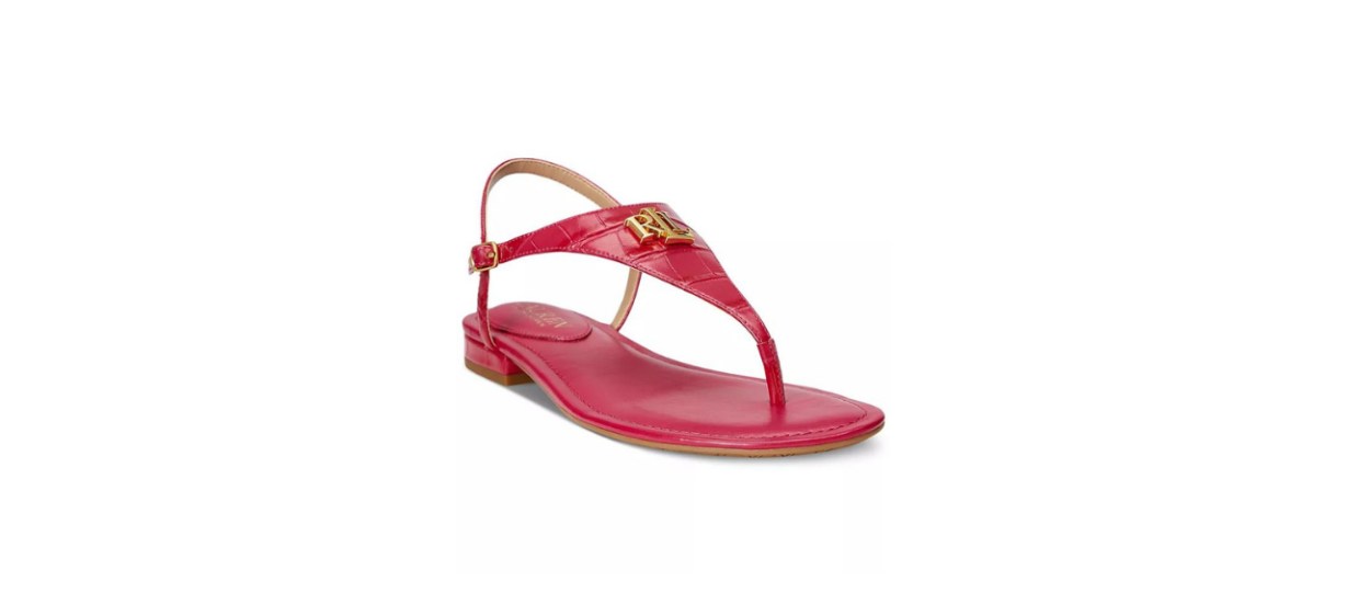Best Lauren Ralph Lauren Ellington Flat Sandal