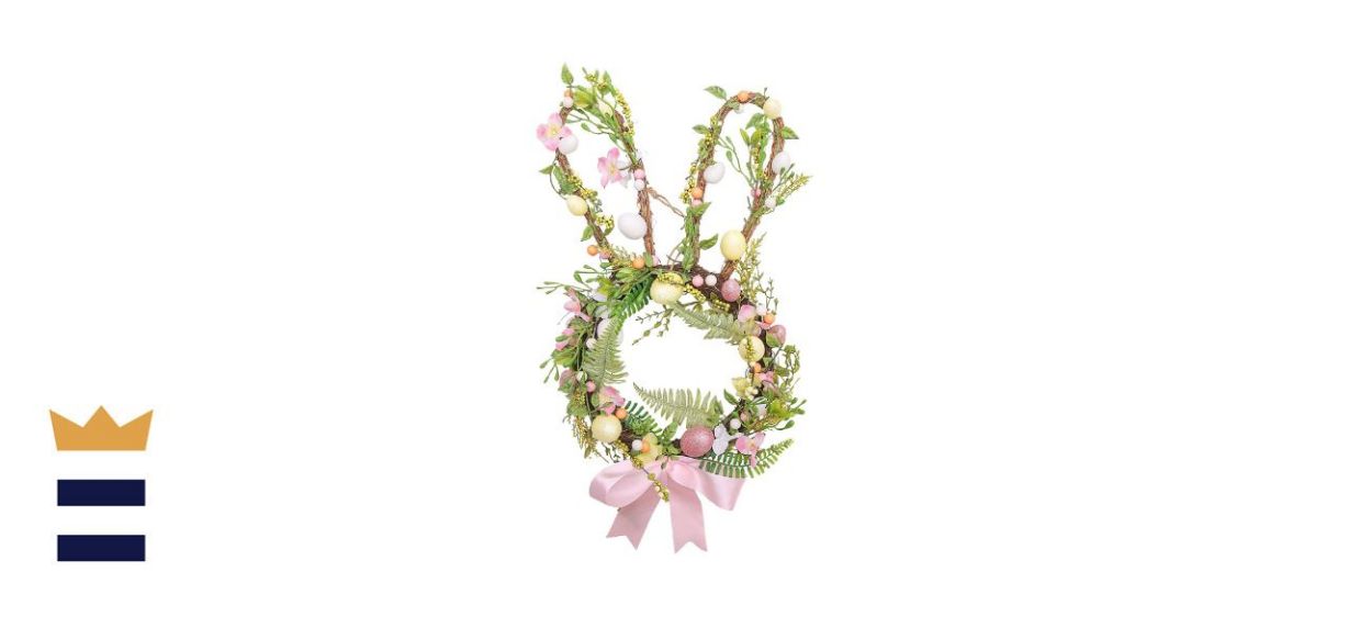 Valery Madelyn Easter Wreath With Bunny Ears