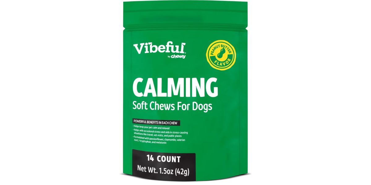 Vibeful Calming Melatonin Peanut Butter Flavored Soft Chews