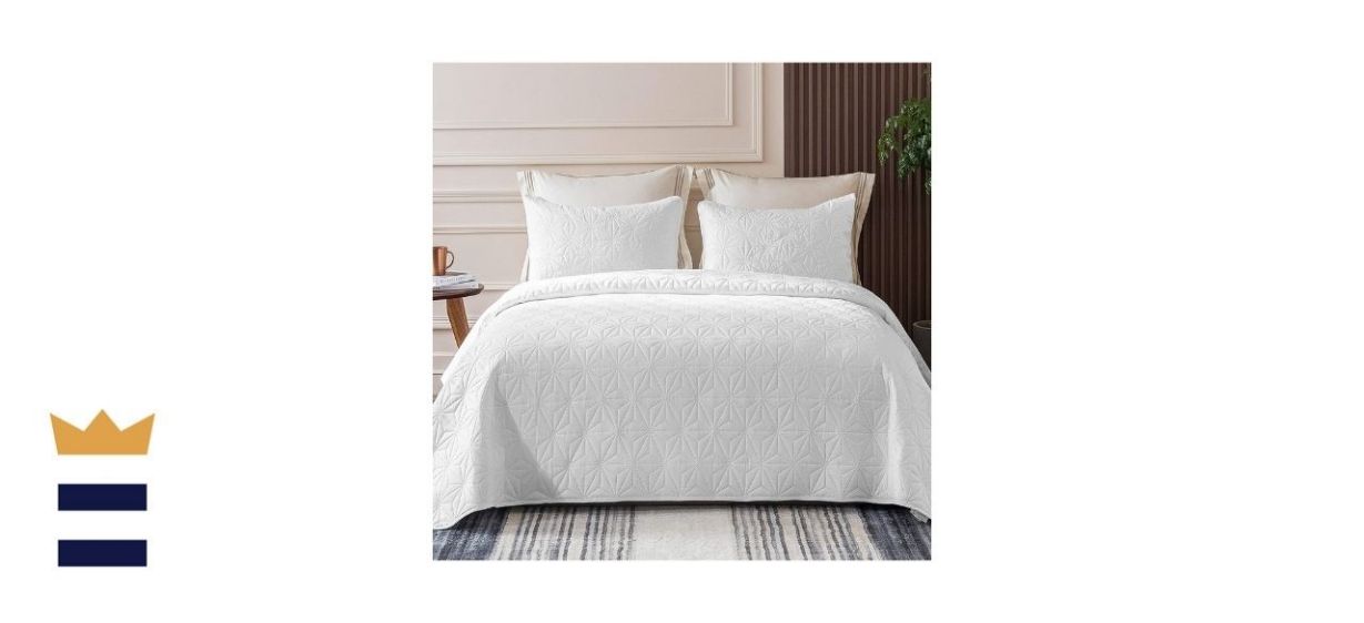 Whale Flotilla Microfiber Bedspread Set 