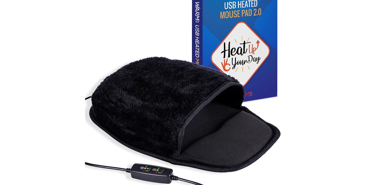 WOLVIO USB Heated Mouse Pad Hand Warmer