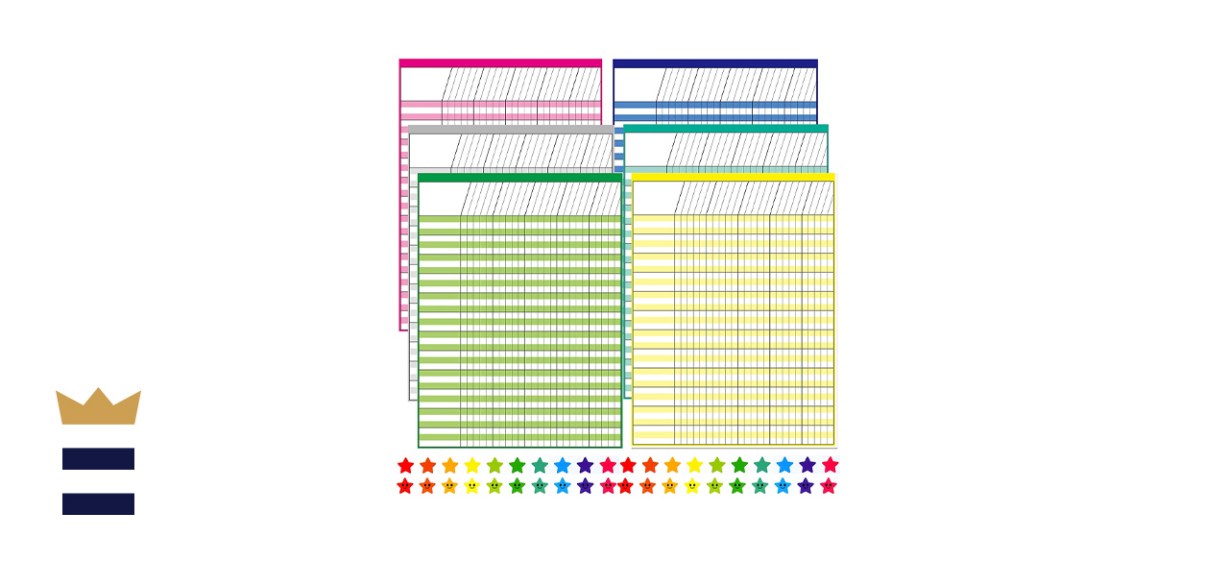 Youngever Laminated Dry Erase Incentive Charts