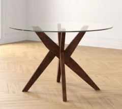 Wade Logan Tabor Pedestal Dining Table