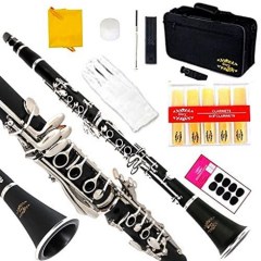 Glory B-Flat Black Ebonite Clarinet