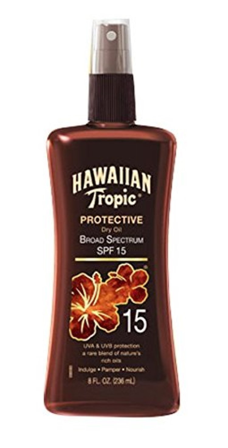 Hawaiian Tropic Protective Sunscreen Dry Oil Spray
