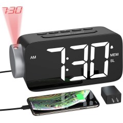 YISSVIC Projection Alarm Clock 