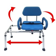 Platinum Health Sliding Transfer Bench with Swivel Seat