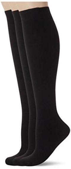 Hue Flat Knit Knee Sock 3 Pack