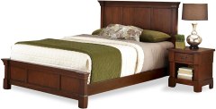 Home Styles The Aspen Collection Bed and Nightstand