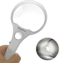 MagniPros 3 Ultra Bright LED Lights Handheld Magnifying Glass