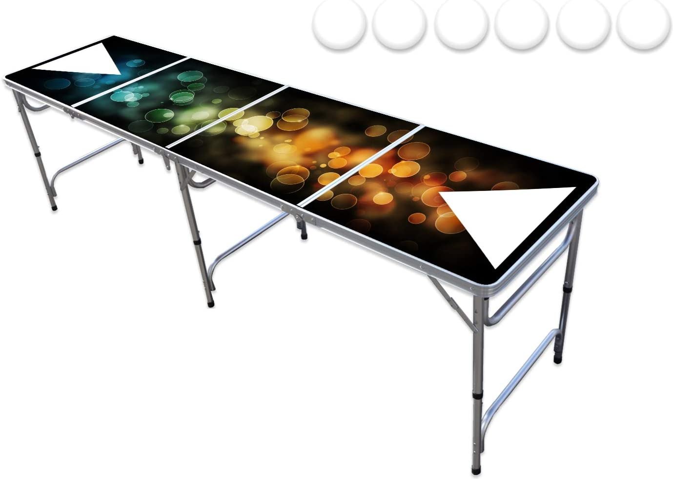 PartyPongTables.com 8&#039; Professional Beer Pong Table w/Cup Holes