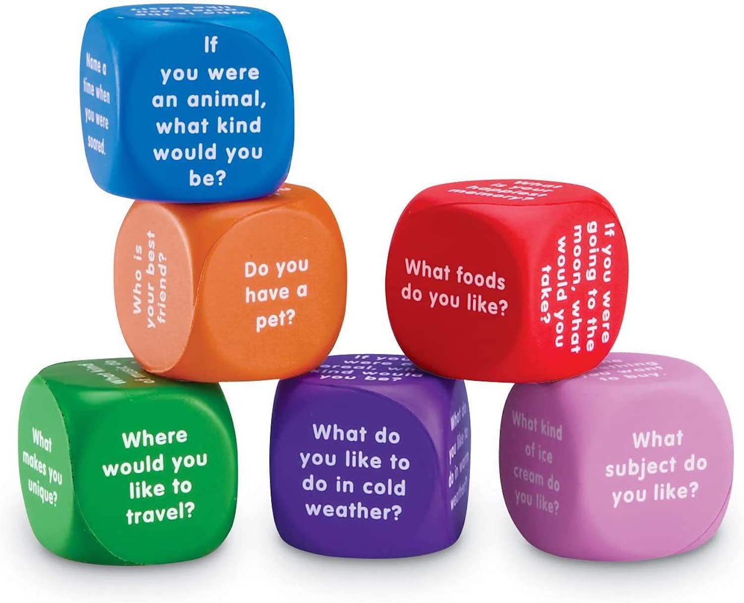 Learning Resources Conversation Cubes