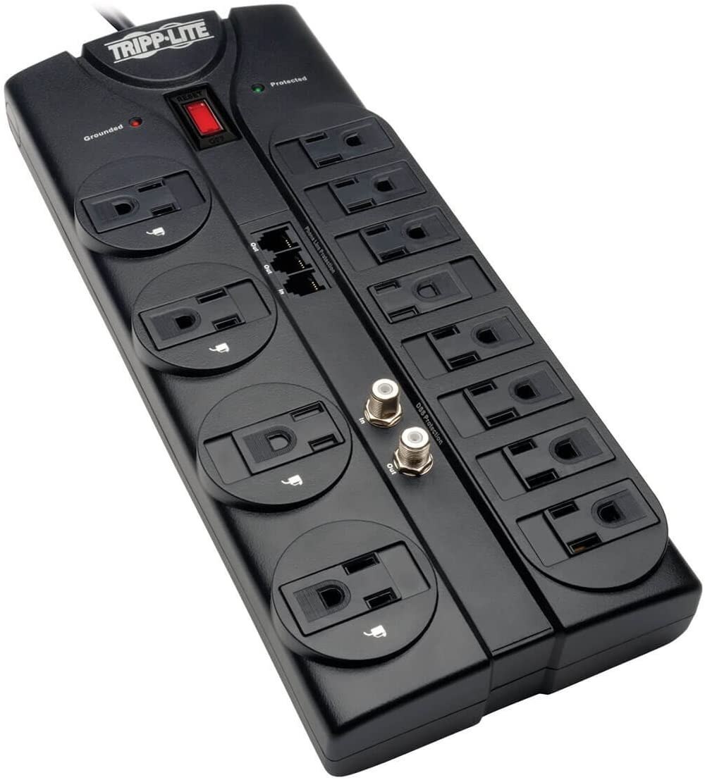 Tripp Lite TLP1208TELTV 12 Outlet Surge Protector
