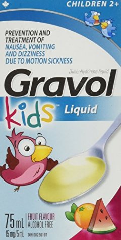 Gravol Children's Liquid for Nausea, Vomiting, Dizziness and Motion Sickness