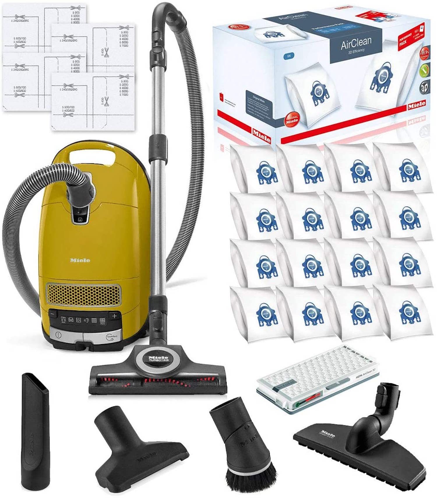 Miele Complete C3 Calima Canister HEPA Vacuum Cleaner Bundle