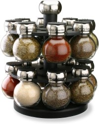 Olde Thompson 16-Jar Labeled Orbit Spice Rack