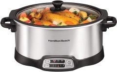 Hamilton Beach Programmable Stovetop Sear & Cook 6 Quart Slow Cooker