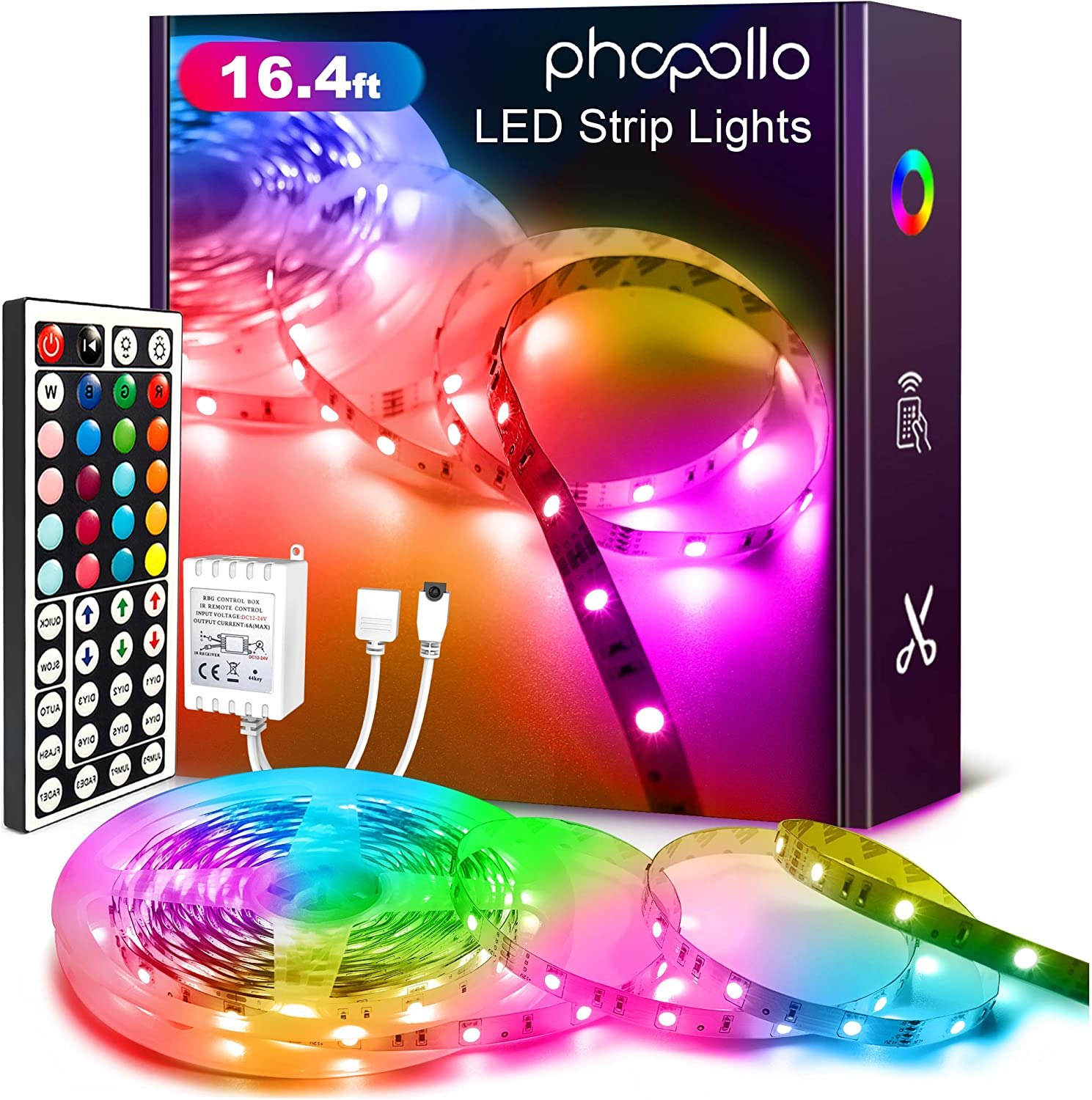 Phopollo led deals strip lights troubleshooting