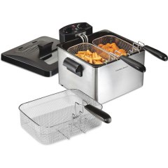 Hamilton Beach  Triple Basket Electric Deep Fryer