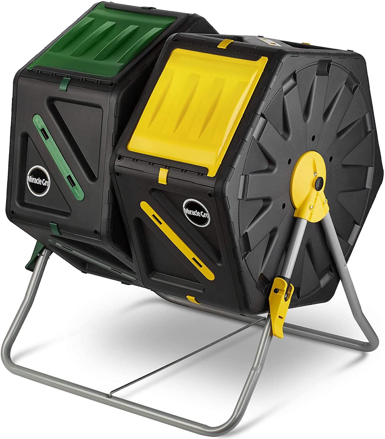 Miracle-Gro Dual Chamber Compost Tumbler