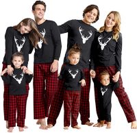 IFFEI Matching Family Pajamas Sets Christmas PJ's