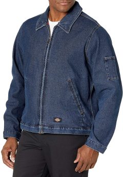 Dickies Men's Warming Temp-iq Denim Eisenhower Jacket