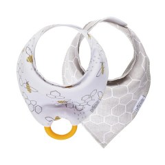 Dr. Brown's Bandana Bib with Snap-On Removable Teether