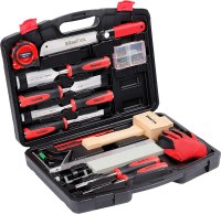 Kingtool 87-Piece Woodworking Chisel Set w/ Mallet, Case