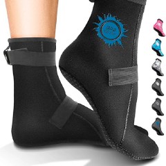 BPS New Zealand Soft Skin Neoprene Socks, 3mm