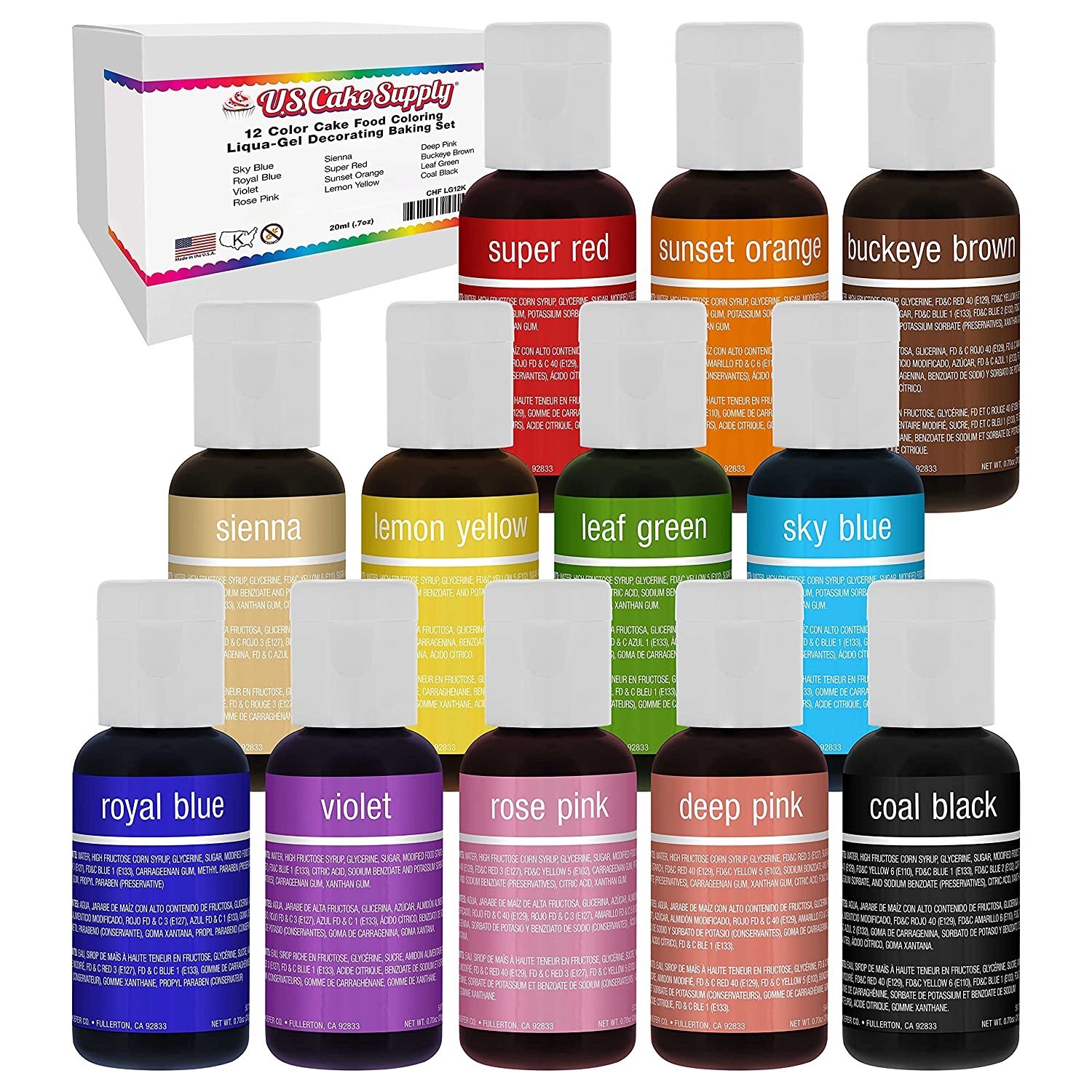 U.S. Cake Supply Liqua-Gel Decorating Set