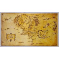 Wdaxin Lord of the Rings Middle-Earth Map TCG Playmat