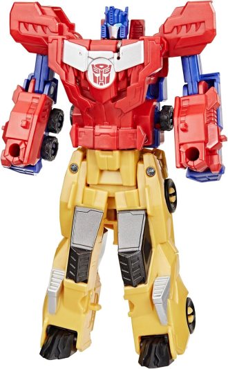 Transformers Crash &amp; Combine Heroes, 3.75-Inch Converting Bumblebee and Optimus Prime