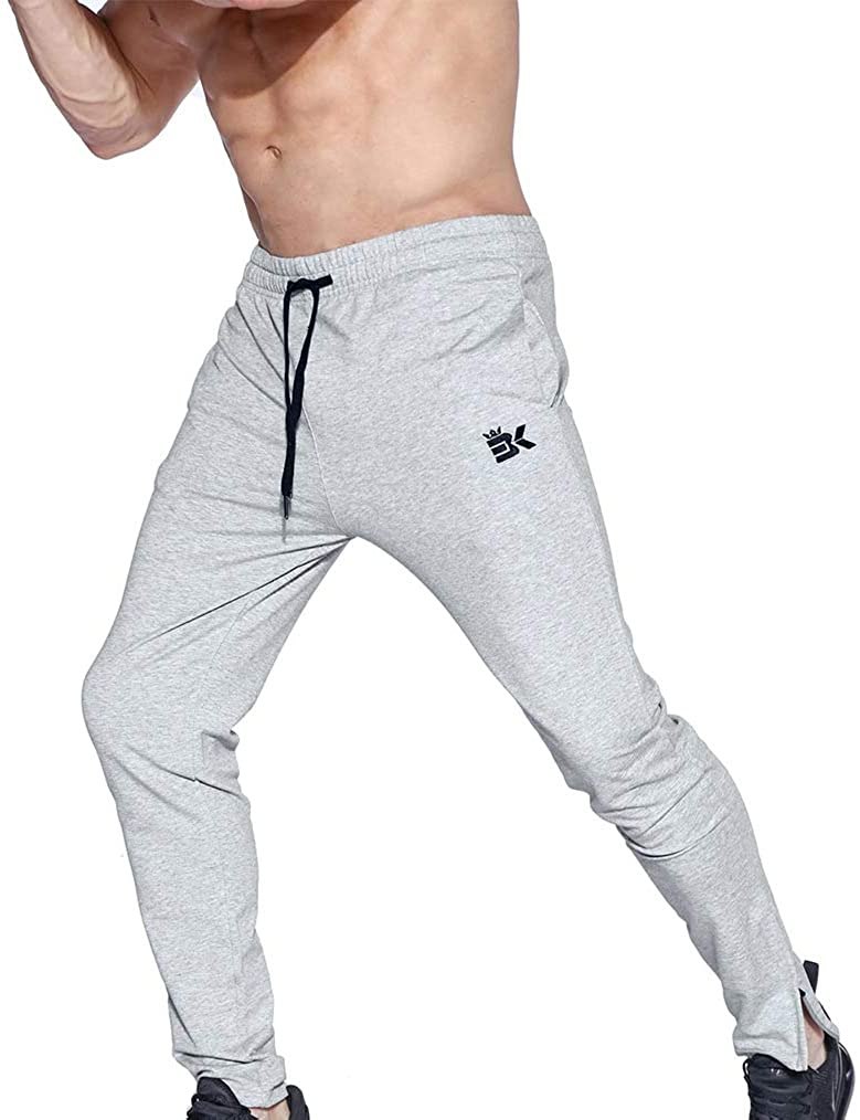 BROKIG Men&#039;s Zip Joggers Pants