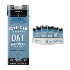 Califia Farms Unsweetened Oatmilk Barista Blend, 32 Ounces