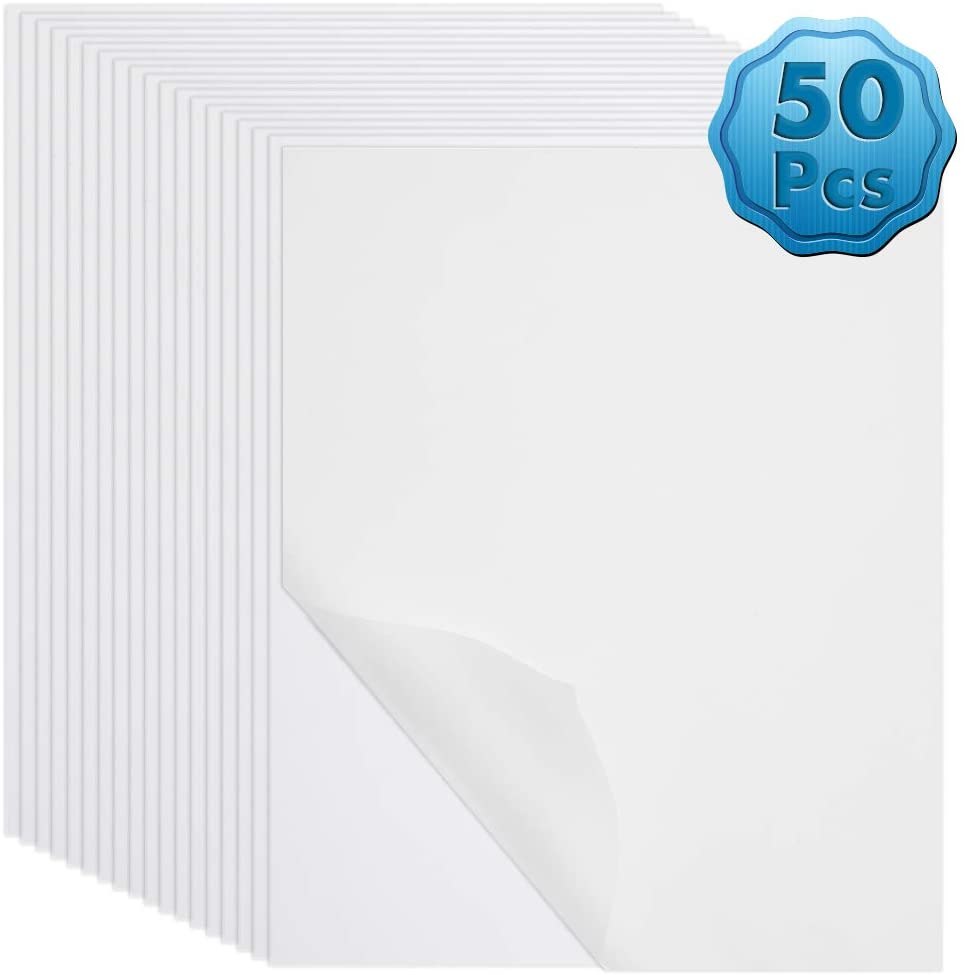 Cridoz 50 Sheets Vellum Transparent Paper 8.5&quot; x 11&quot;