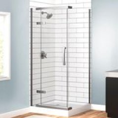 Delta 3-Piece Corner Frameless Shower Enclosure