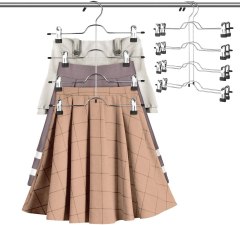 DOIOWN 4-Tier Skirt Hangers