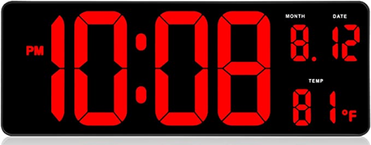 DreamSky Oversized Digital Wall Clock