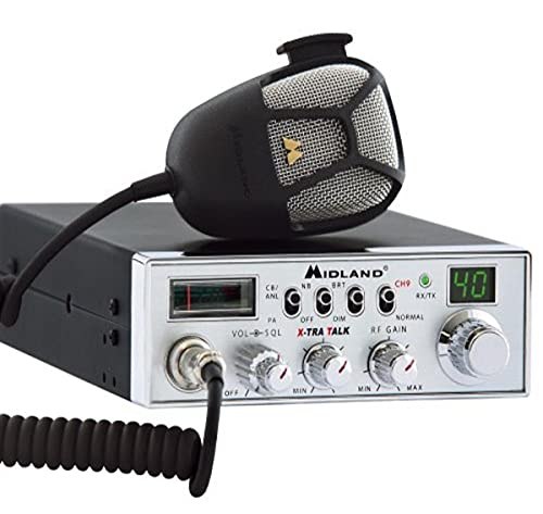 Midland 40-Channel Mobile CB with Switchable Noise Filter