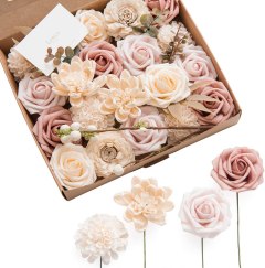 Ling’s moment Dusty Rose Artificial Flowers