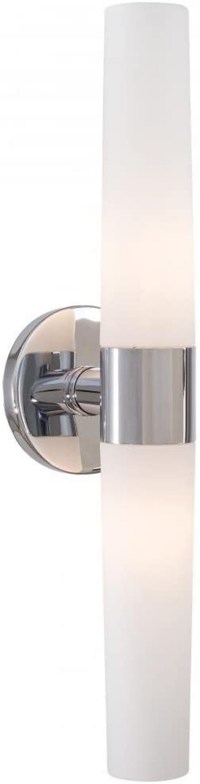 George Kovacs Saber-Style Two-Light Vanity Fixture in Chrome