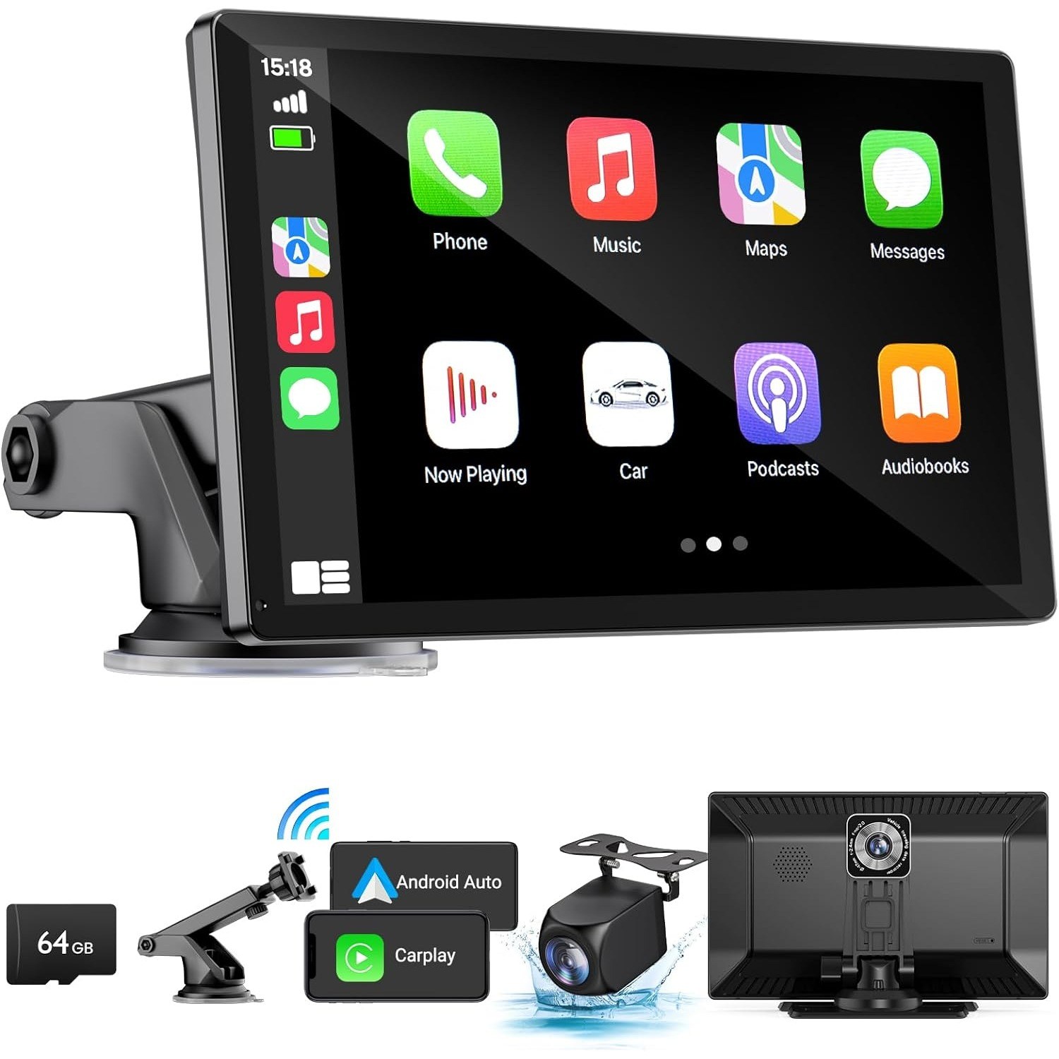 Hauxiy Wireless Carplay Touchscreen