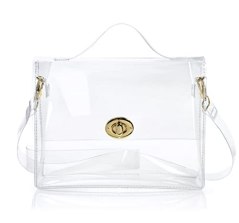 Hoxis Clear Bag with Turn Lock Closure