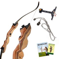 Keshes Takedown Hunting Recurve Bow and Arrow