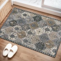 Lahome Moroccan Trellis Washable Rug