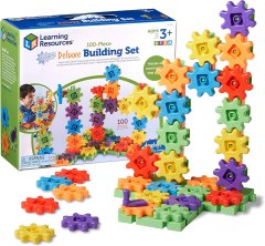 Learning Resources Gears! Gears! Gears! 100-Piece Deluxe Building Set