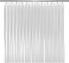 LiBa PEVA Bathroom Shower Curtain Liner