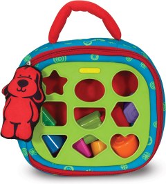 Melissa & Doug Take-Along Shape Sorter Baby Toy