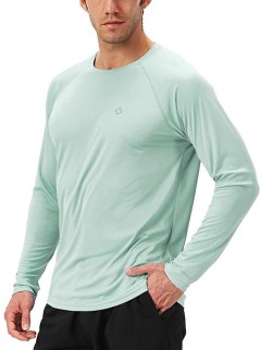 NAVISKIN Men's Quick Dry UPF 50+ Sun Protection Long Sleeve Shirts