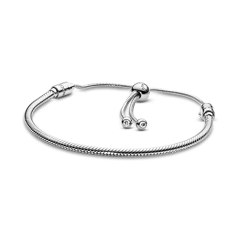 Pandora Moments Slider Snake Chain Charm Cubic Zirconia Bracelet